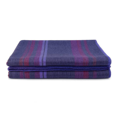 Indigo Whisper Alpakadecke – 230 × 178 cm