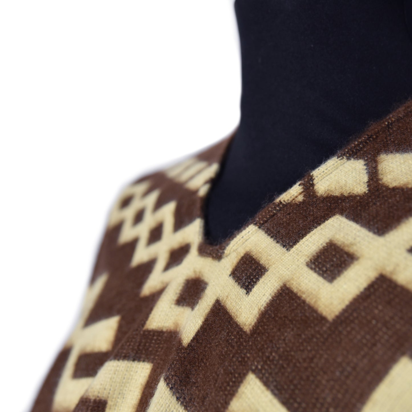 Brown Clint Eastwood Poncho: Handmade from Alpaca Wool - Laipaca: Handcrafted Alpaca Finery