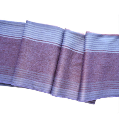 Indigo Whisper Violet Alpaca Wool Blanket Laipaca Photo